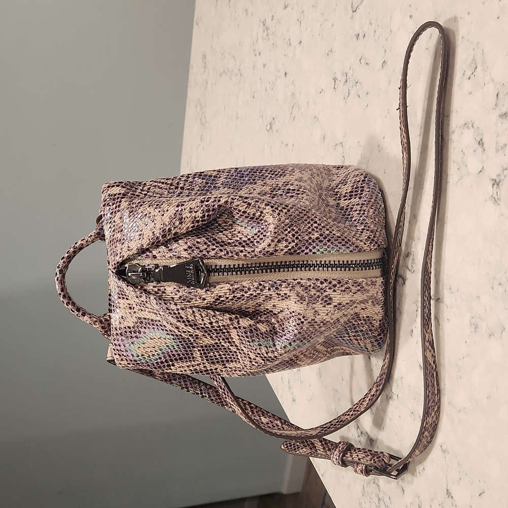 Aimee Kestenburg Leather Snake Print Multi Color Crossbody
